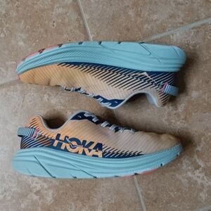 Hoka One Rincon 2 "Lunar Rock Black Iris" Running Shoes Sz.9½